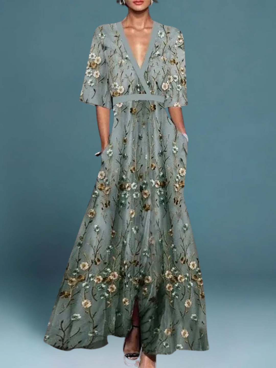 Women's Maxi Dress V-Neck | Boho