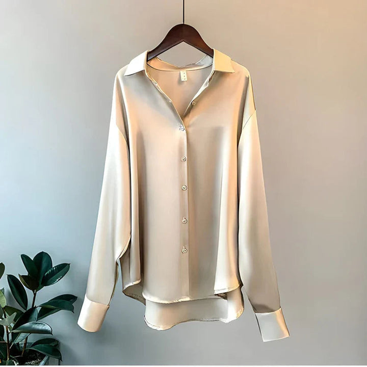 Women's Long Sleeve Silk Blouse