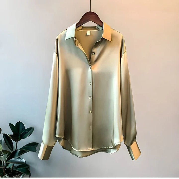 Women's Long Sleeve Silk Blouse