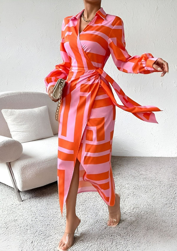 Women's Maxi Printed Dress  | Long