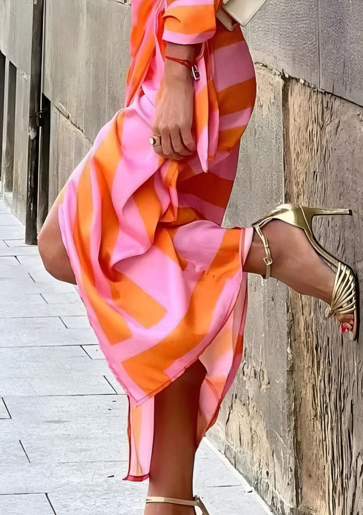 Women's Maxi Printed Dress  | Long