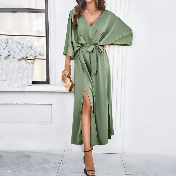 Women's Dress V-Neck Spring | Maxi