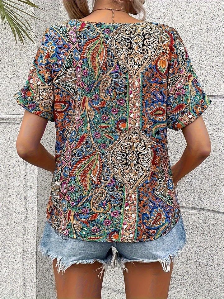 Women's Summer Floral Blouse
