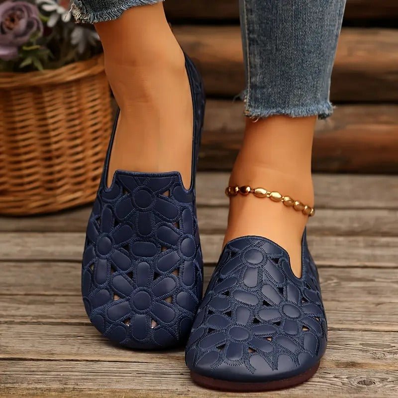 Women's Floral Summer Loafers