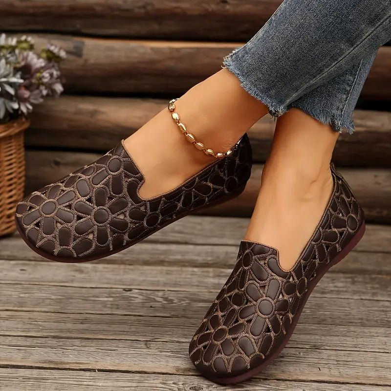 Women's Floral Summer Loafers