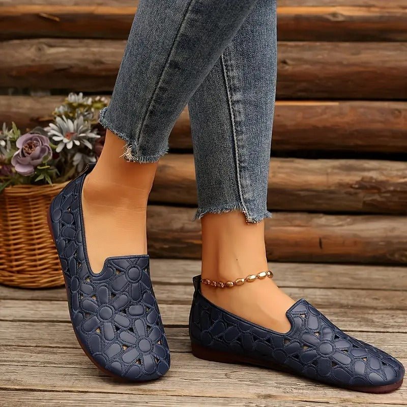 Women's Floral Summer Loafers