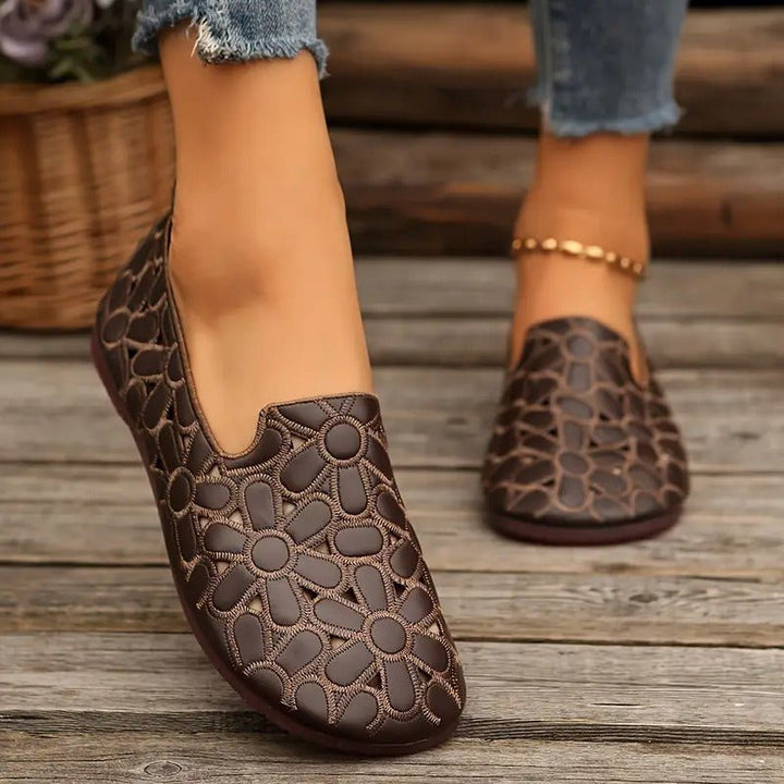Women's Floral Summer Loafers