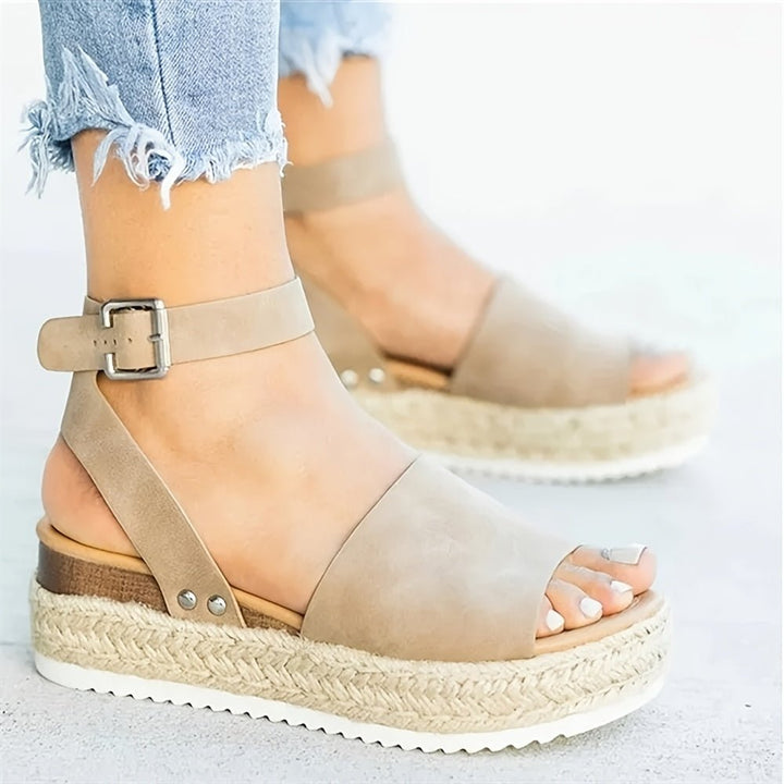 Women's Summer Sandals with Ankle Strap