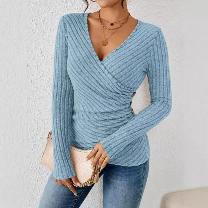 Women's V-neck shirt - Spring