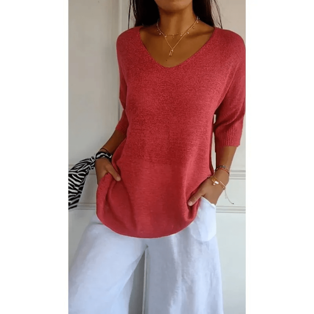 Women's Shirt V-Neck | Spring