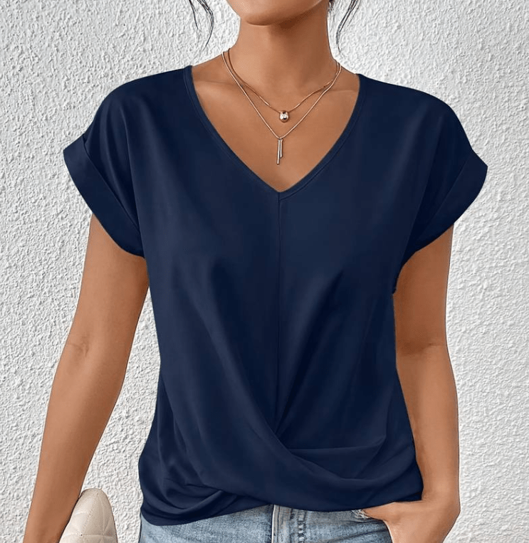 Women's V-Neck Top Shirt