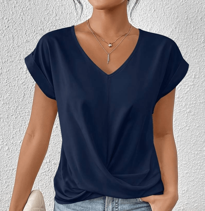 Women's V-Neck Top Shirt
