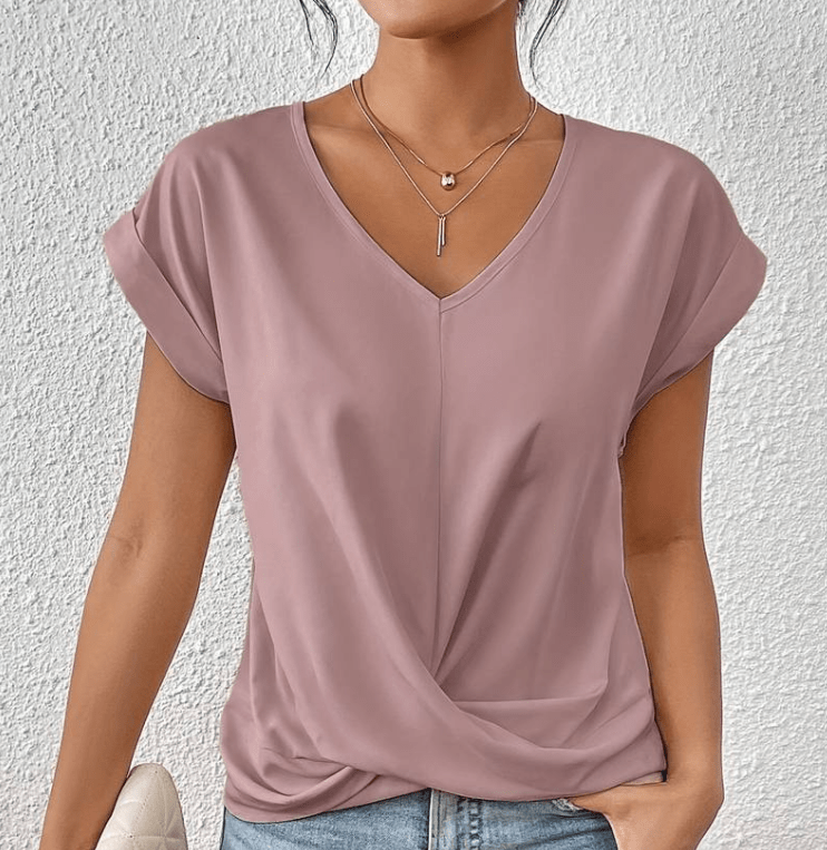 Women's V-Neck Top Shirt