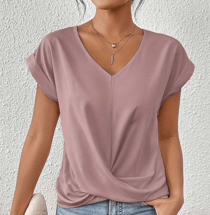 Women's V-Neck Top Shirt