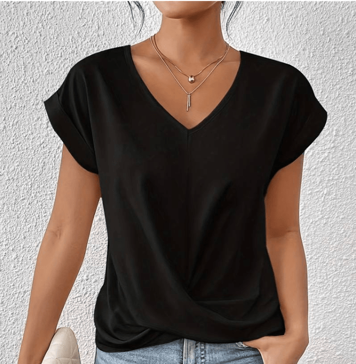 Women's V-Neck Top Shirt